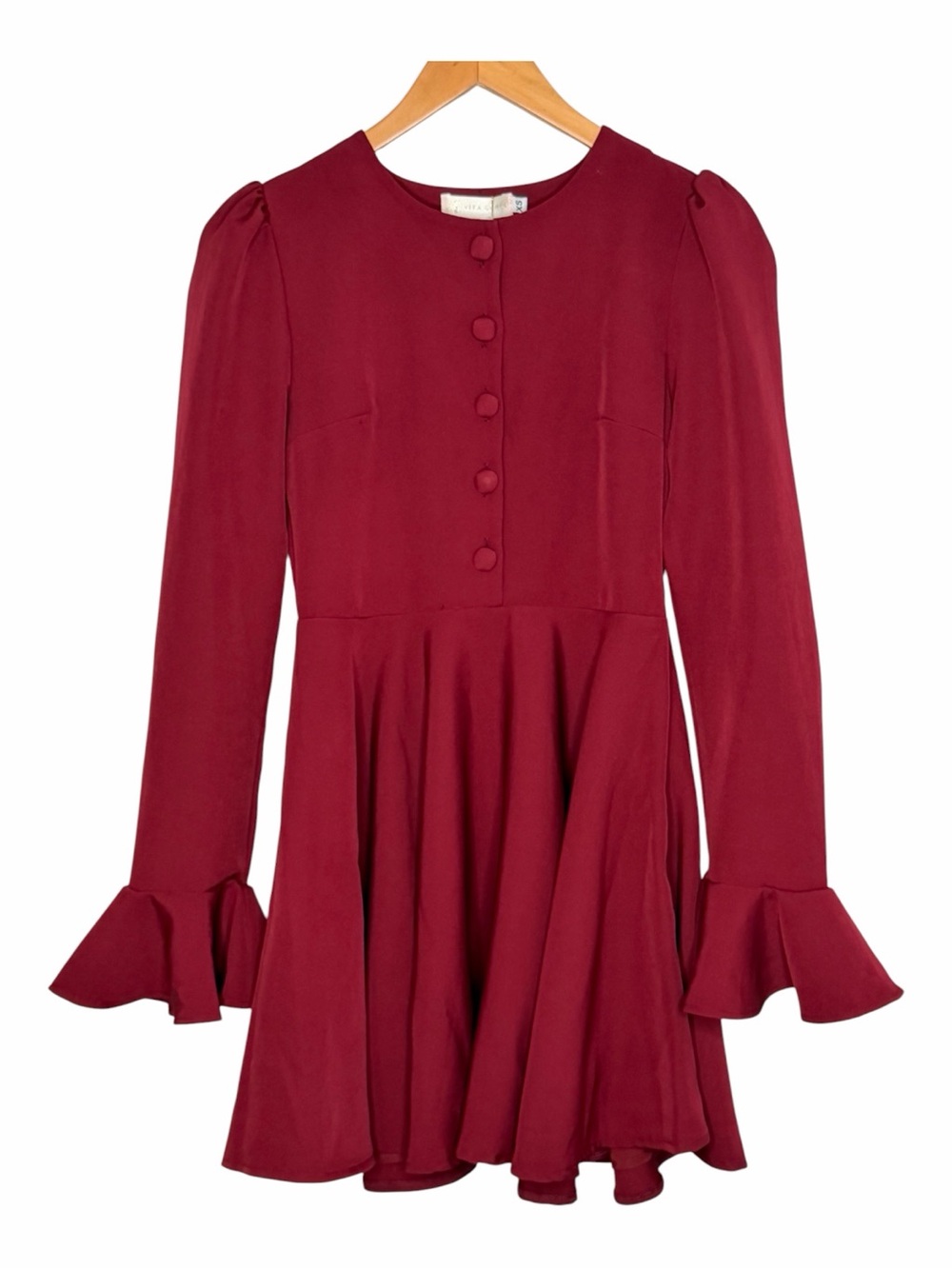 NWT! VITA GRACE Claret Marni Elegance Dress. Size XS.